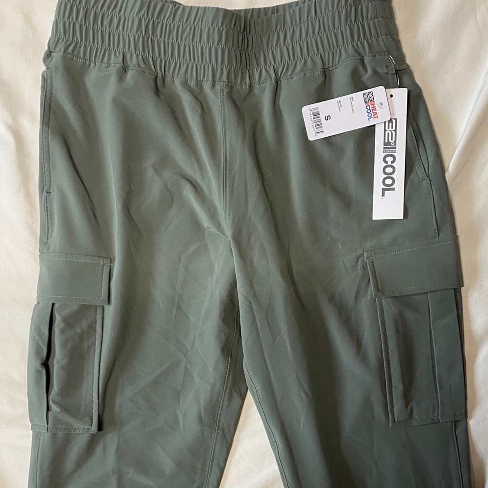 32 Degrees Dark Green Joggers - Picture 2 of 6